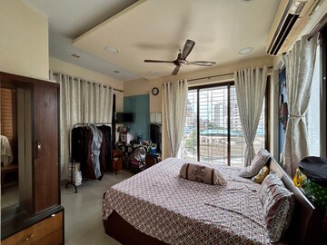 Bedroom in 2.5 BHK Apartment at Om Madhuban CHS, Hans Nagar – for Sale