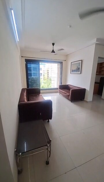 Living Room in 2 BHK Apartment at OM Elegance, Malad West – for Rent