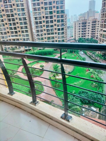 Balcony in 1 BHK Apartment at Raheja Heights Phase 2, Goregaon East – for Rent