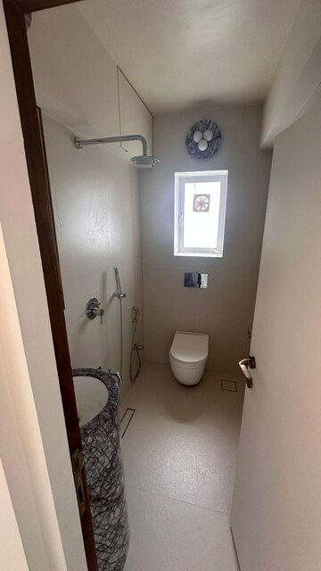Bathroom in 3 BHK Apartment at Cuffe Parade – for Rent