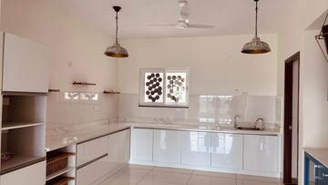 Bathroom in 3 BHK Apartment at Vajram Tiara, Yelahanka – for Rent