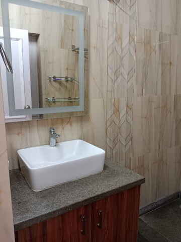 Bathroom in 3 BHK Builder Floor at Kalkaji – for Rent