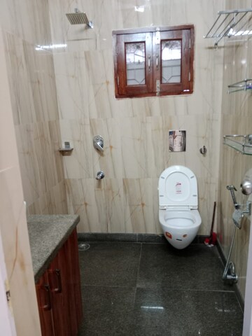 Bathroom in 3 BHK Builder Floor at Kalkaji – for Rent