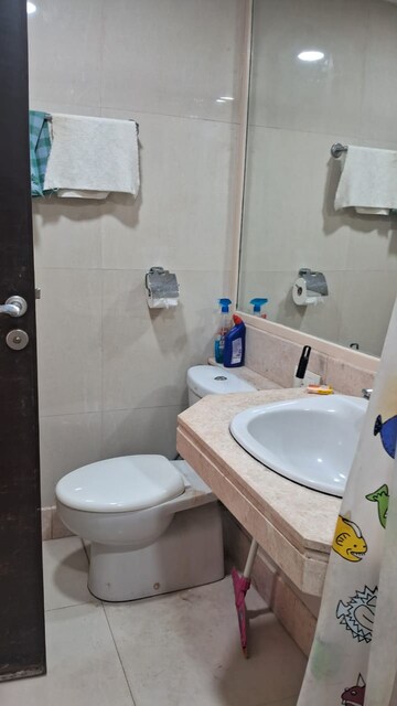 Bathroom in 3 BHK Apartment at Union Park, Chembur – for Rent