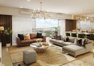 Living Room in 3 BHK Apartment at LnT Elixir Reserve, Powai – for Sale