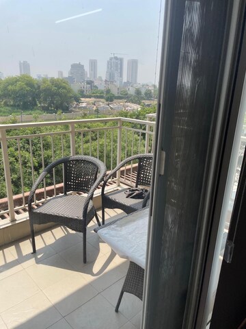 Balcony in 3.5 BHK Apartment at Emaar Palm Gardens, Sector 83 – for Sale