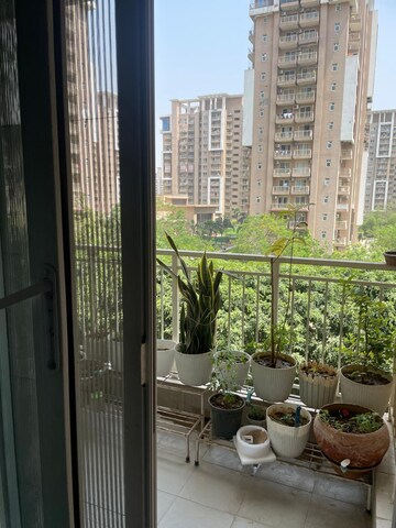 Balcony in 3.5 BHK Apartment at Emaar Palm Gardens, Sector 83 – for Sale