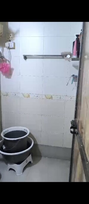 Bathroom in 1 BHK Apartment at Goregaon West View CHS, Goregaon West – for Sale