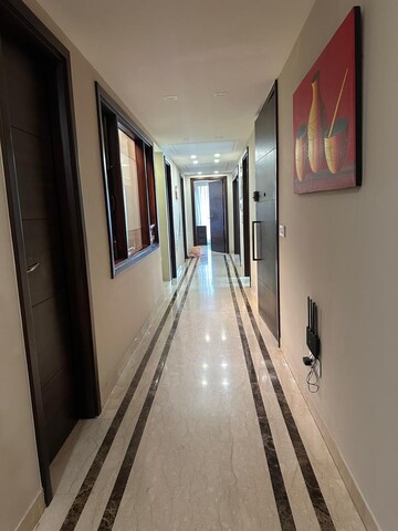 Building Lobby in 4 BHK Apartment at Vasant Vihar – for Rent