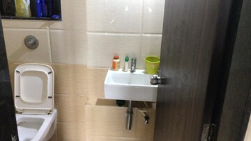 Bathroom in 1 BHK Apartment at Sethia Kalpavruksh Heights, Kandivali West – for Rent