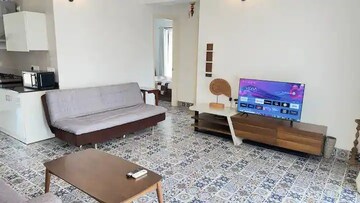 Living Room in 2 BHK Apartment at Marna Siolim – for Rent
