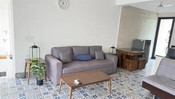 Living Room in 2 BHK Apartment at Marna Siolim – for Rent