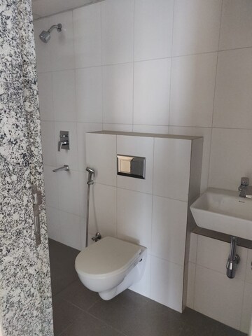 Bathroom in 2 BHK Apartment at Lok Everest, Mulund West – for Rent