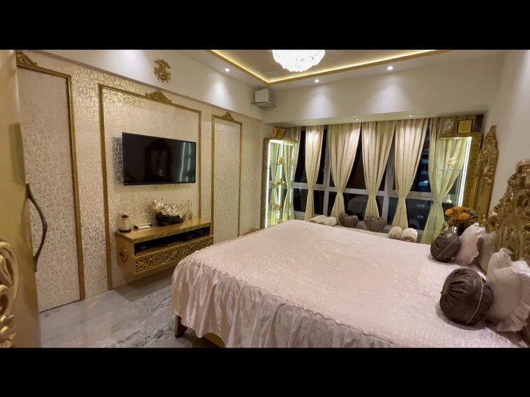 Bedroom, db-woods 3 Bedroom 1100 Sq.Ft. Apartment In Goregaon East Mumbai 8929331