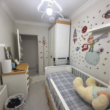 Bedroom in 3 BHK Apartment at Anmol Tower, Mahesh Nagar – for Sale