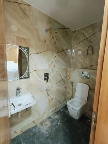 Bathroom in 1 BHK Builder Floor at Saket – for Rent