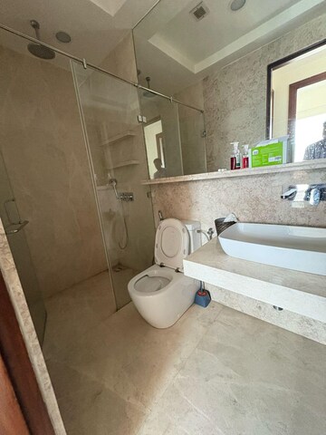 Bathroom in 3 BHK Apartment at Indiabulls Blu, Worli – for Rent
