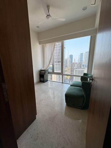 Living Room in 3 BHK Apartment at Indiabulls Blu, Worli – for Rent