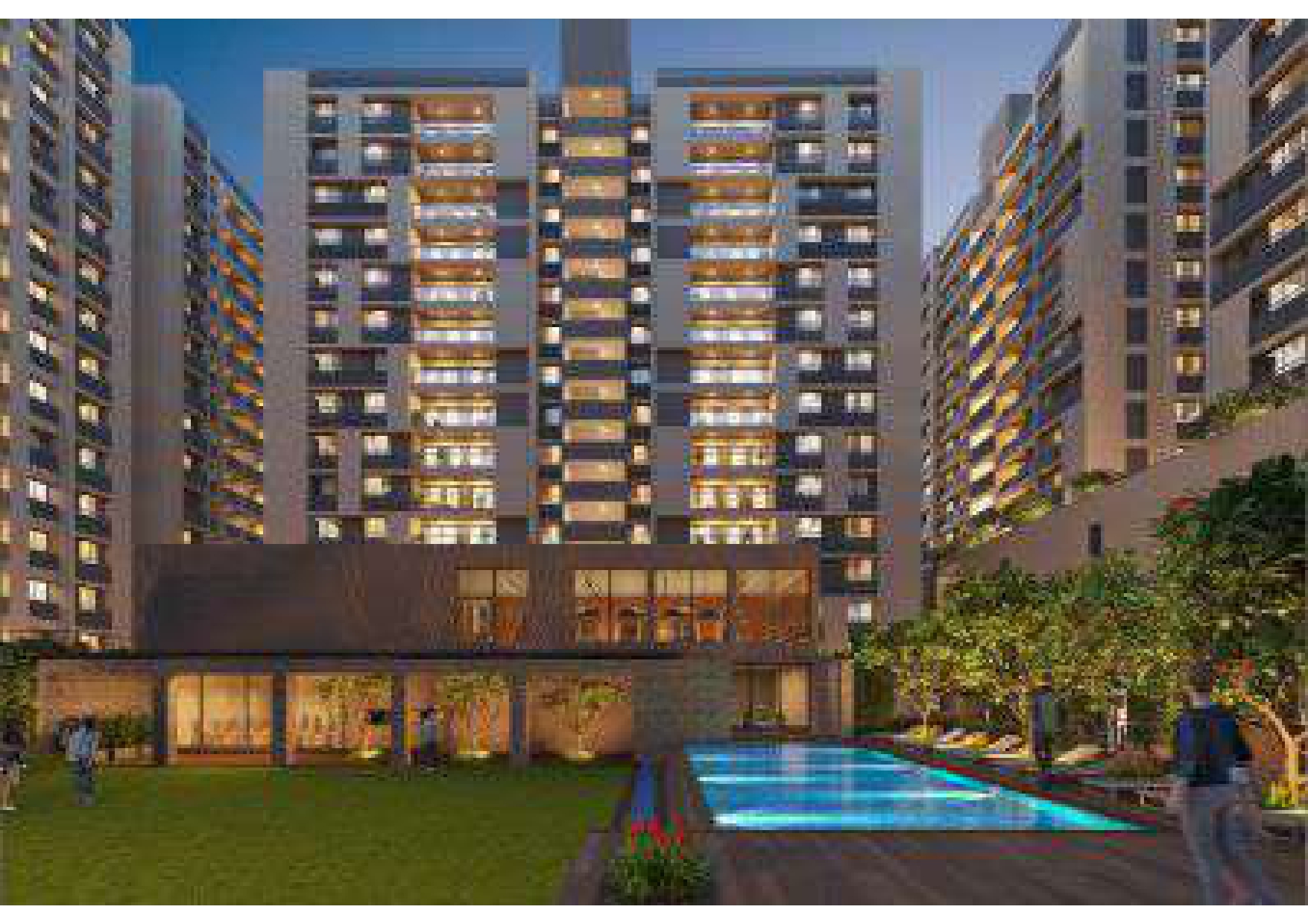 4 BHK + Pooja Room,Servant Room,Study Room 3991 Sq.Ft. Apartment in Goyal Olive Greens