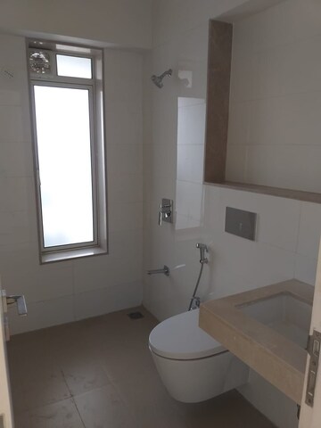 Bathroom in 1 BHK Apartment at Godrej The Trees, Vikhroli East – for Rent