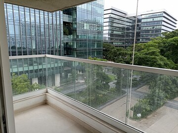 Balcony in 4 BHK Apartment at Godrej The Trees, Vikhroli East – for Rent