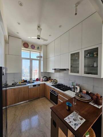 Kitchen in 3 BHK Apartment at Runwals The Reserve, Worli – for Rent