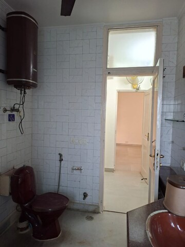 Attached Bathroom in 3 BHK Apartment at Green Park – for Sale