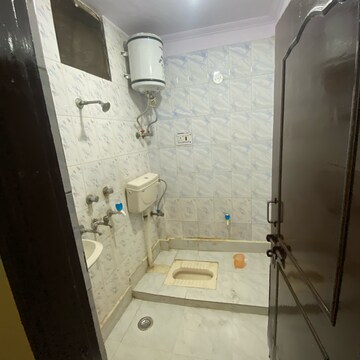 Bathroom in 1 BHK Builder Floor at Govindpuri – for Rent
