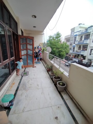 Balcony in 2 BHK Builder Floor at Kesar Garden Apartments, Sector 48 – for Rent
