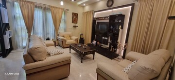 Living Room in 4 BHK Villa at Prestige Silver Oak Villa, Whitefield – for Rent