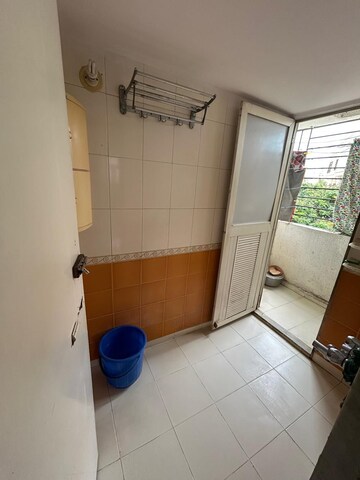 Bathroom in 1 BHK Apartment at Vijay Garden Ghodbunder, Ghodbunder Road – for Rent