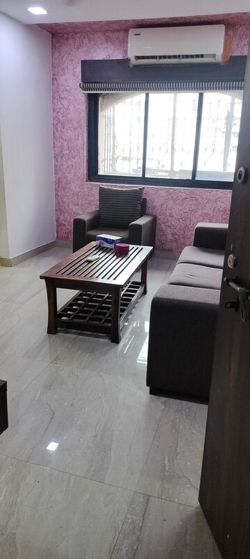 Living Room in 1 BHK Apartment at Oakland Park, Andheri West – for Rent