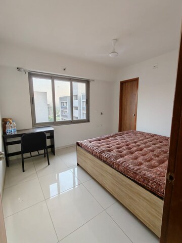 Bedroom in 3 BHK Apartment at Shivalik Sharda Park View 2, Shela – for Rent