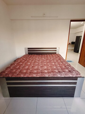 Bedroom in 3 BHK Apartment at Shivalik Sharda Park View 2, Shela – for Rent