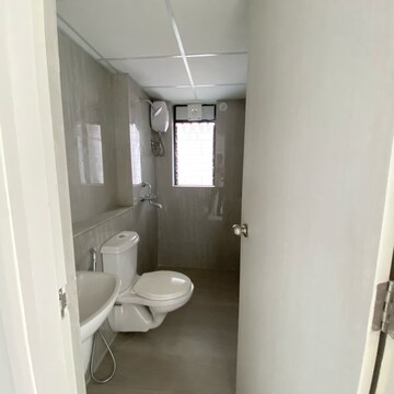 Bathroom in 3 BHK Apartment at Runwal Gardens Phase 2, Kalyan Shilphata Road – for Rent