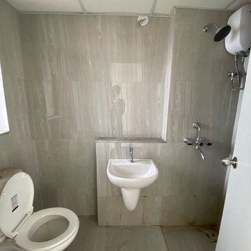Bathroom in 3 BHK Apartment at Runwal Gardens Phase 2, Kalyan Shilphata Road – for Rent