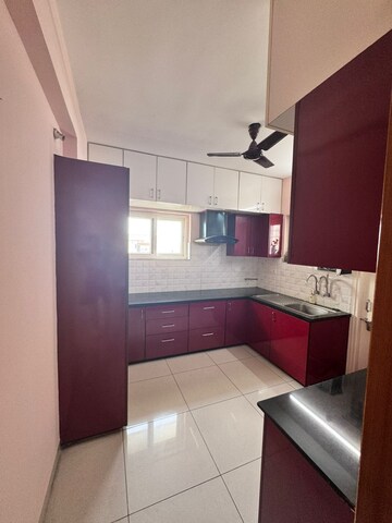 Kitchen in 3 BHK Apartment at Aparna HillPark Lake Breeze, Chanda Nagar – for Rent