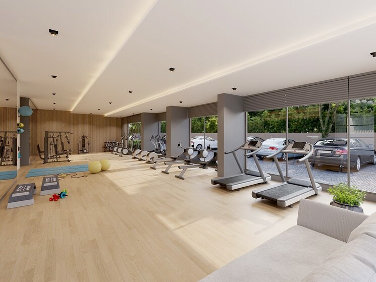 Gym, ambli road 4 Bedroom 3230 Sq.Ft. Apartment In Ambli Road Ahmedabad 8929946