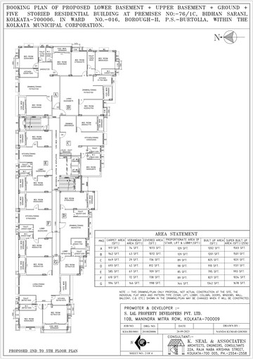 2 BHK Builder Floor For Sale in Hatibagan
