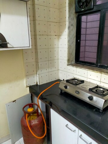 Kitchen in 1 BHK Apartment at Amrutdhara CHS, Kharghar – for Rent