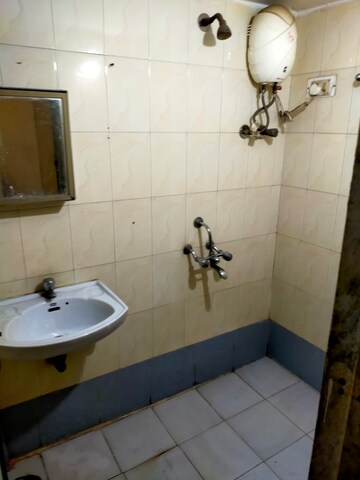 Bathroom in 1 BHK Apartment at Amrutdhara CHS, Kharghar – for Rent