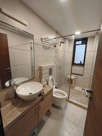 Bathroom in 1 BHK Apartment at Suraj CHS Juhu, Juhu – for Rent