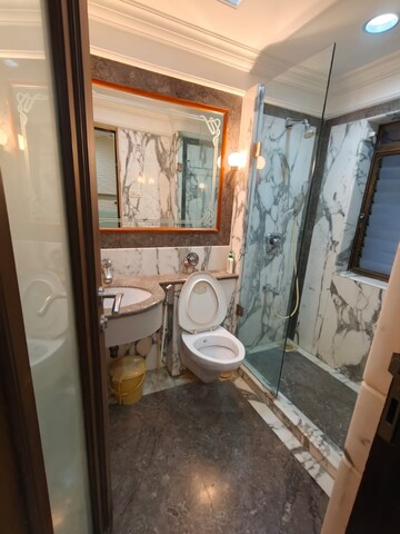 Bathroom in 2 BHK Apartment at Seasons Avenue Khar West, Khar West – for Rent