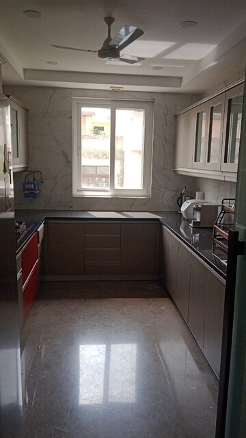 Kitchen in 4 BHK Builder Floor at Green Park Extension – for Rent