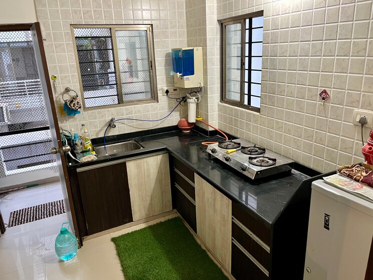 Kitchen, atladara 3 Bedroom 1700 Sq.Ft. Apartment In Atladara Vadodara 8930196