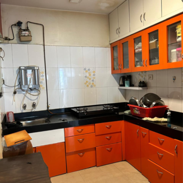 Kitchen in 2 BHK Apartment at BU Bhandari Kaasp Countyy, Park Street – for Rent