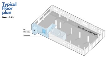 Floor Plan in  Office Space at Yeshwanthpur – for Rent