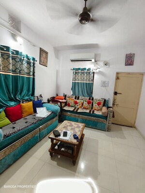 Living Room in 1 BHK Independent House at Saiyed Vasna – for Sale