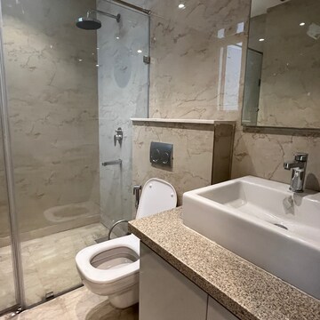 Bathroom in 3.5 BHK Apartment at Ambience Tivertone, Sector 50 – for Rent