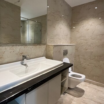 Bathroom in 3.5 BHK Apartment at Ambience Tivertone, Sector 50 – for Rent